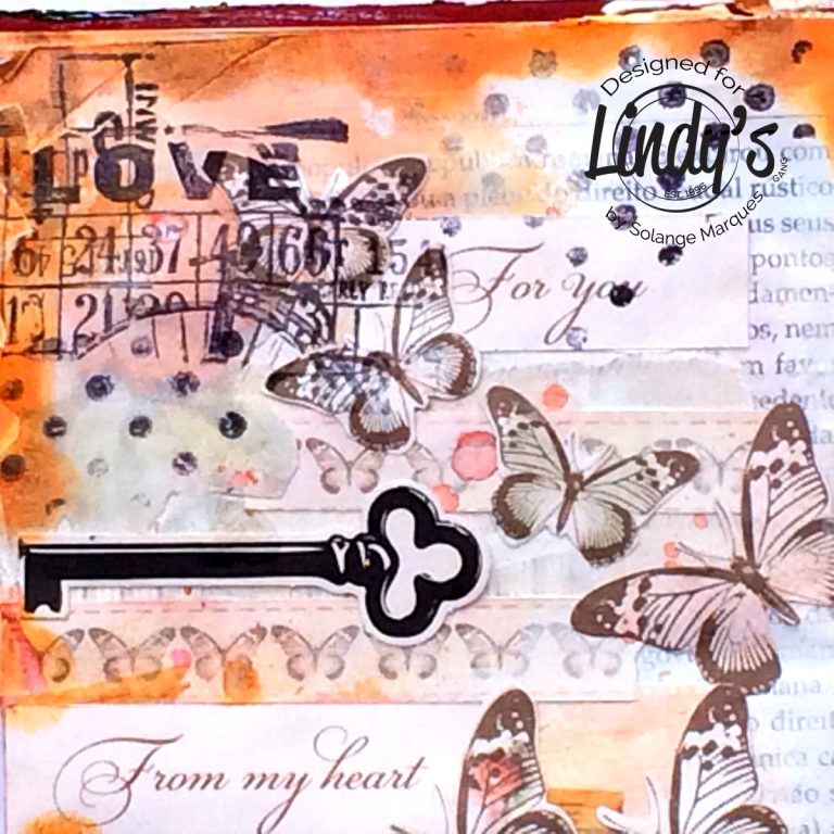art journal pages by Solange marques with Lindy's Stamp Gang products-07